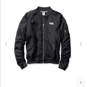 Vs pink black flight jacket